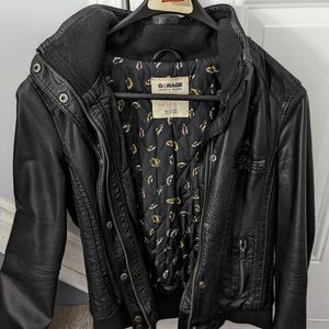 Garage Faux Leather Jacket